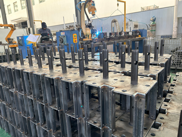 Testa della forcella di punta dell'impalcatura