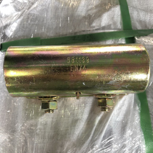 BS1139 EN74 Accoppiamento con impalcatura pressata Connettore esterno dorato zinco