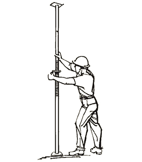 girare il colletto in senso orario