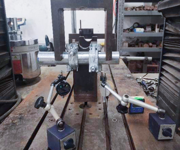  grasso in test (prova di slittamento lungo il tubo una flangia)