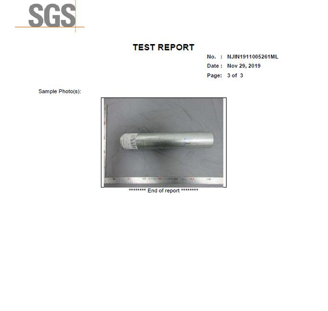 Tubo di impalcature SGS 03