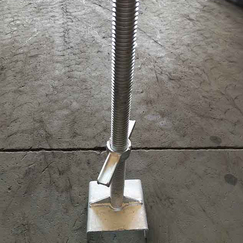 Impalcatura solida in acciaio U jack di base per la testa