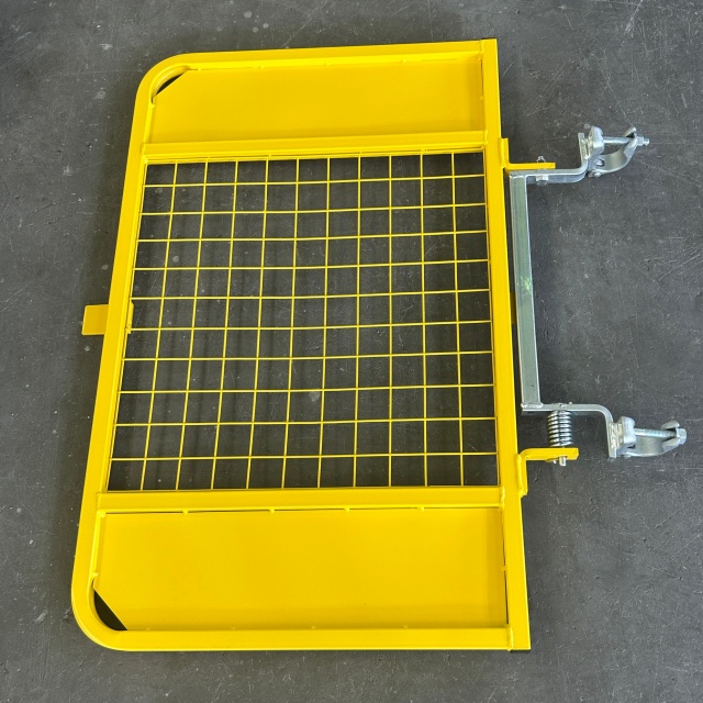 Cancello per impalcature giallo 